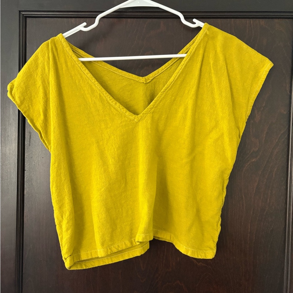FROND Linen Crop Top